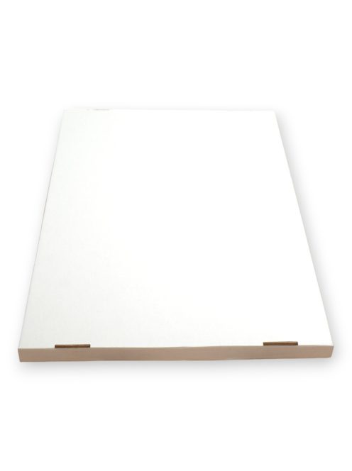 Fehér 3 rétegű hullámkarton egymásba csúszó doboz 430X310X20MM