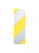 Superpack I alakú sárga-fehér öntapadós padlójelölő matrica