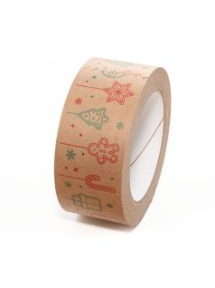   Superpack K89 karácsonyi mintás papír ragasztószalag; hotmelt; 48/50