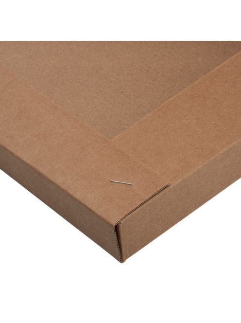 Kartondoboz tűzött 380x500x30 mm, barna