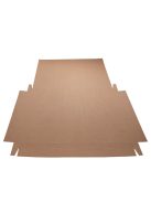 Kartondoboz tűzött 380x500x30 mm, barna