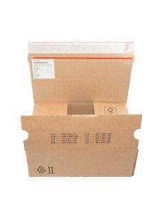   Önzáró csomagküldő doboz feltépő csíkkal 230x160x80 mm