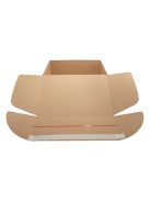 Önzáró csomagküldő doboz feltépő csíkkal 370x290x140 mm