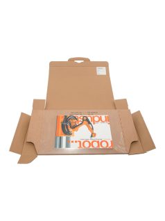   Önzáró csomagküldő doboz rögzítő fóliával 310x200x50 mm