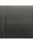 Fekete PP pántszalag; 12X0,6MM; 2500M; 200MM-es cséve