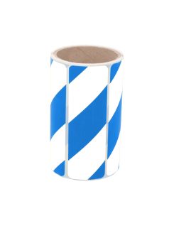   Superpack I alakú kék-fehér öntapadós padlójelölő matrica