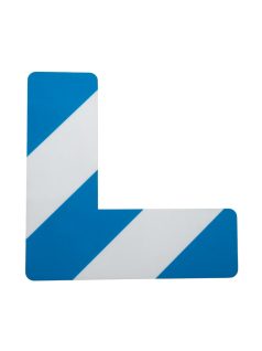   Superpack L alakú kék-fehér öntapadós padlójelölő matrica