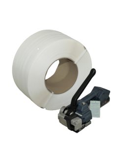   Superpack 12 mm-es PP pántszalag akkumulátoros félautomata pántológéppel, START csomag