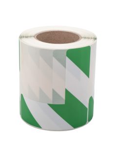   Superpack L alakú zöld-fehér öntapadós padlójelölő matrica