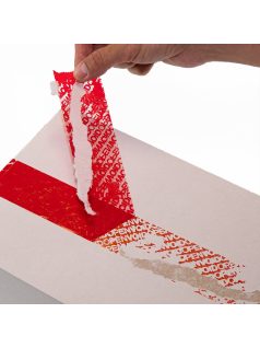 Superpack T52 piros biztonsági ragasztószalag 50/50