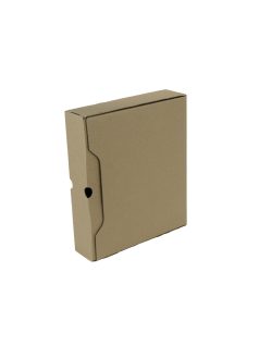 Kartondoboz önzáró 330x290x80 mm, barna