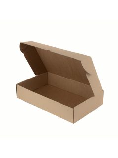 Kartondoboz önzáró 250x190x65 mm, barna