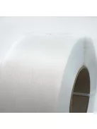 Fehér PP pántolószalag; 12X0,6MM; 2500M; 200MM-es cséve