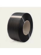 Fekete PP pántolószalag; 16X0,8MM; 1500M; 200MM-es cséve