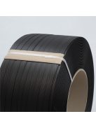 Fekete PP pántolószalag; 16X0,8MM; 1500M; 200MM-es cséve