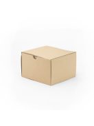 Kartondoboz önzáró 140x135x90 mm, barna