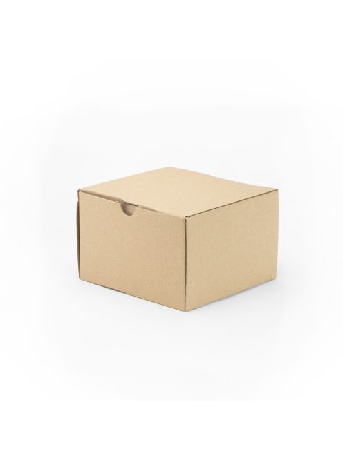 Kartondoboz önzáró 140x135x90 mm, barna
