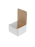 Kartondoboz önzáró 140x135x90mm, fehér