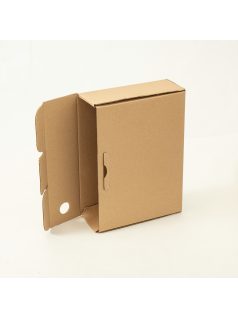 Kartondoboz önzáró 320x240x100 mm, barna