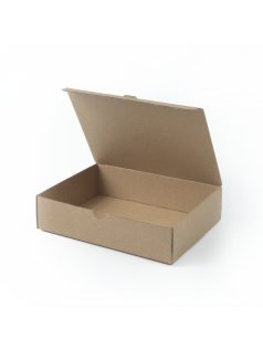Kartondoboz önzáró 200x150x50 mm, barna