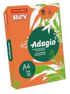  Színes fénymásolópapír, A4, 80 g, REY "Adagio", intenzív narancssárga