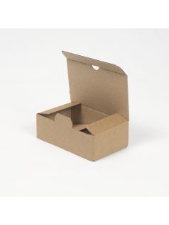 Kartondoboz önzáró 130x80x40 mm, barna
