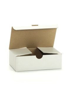 Kartondoboz önzáró 130x80x40 mm, fehér