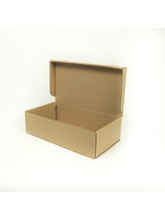 Kartondoboz önzáró 220x415x110 mm, barna