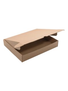 Kartondoboz önzáró 275x225x45 mm, barna