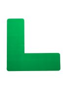 Superpack L alakú zöld öntapadós padlójelölő matrica