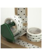 Pöttyös mintájú Superpack S45HD 1 színnel nyomtatott csendes ragasztószalag 48/66