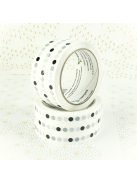 Pöttyös mintájú Superpack S45HD 1 színnel nyomtatott csendes ragasztószalag 48/66