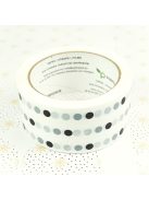 Pöttyös mintájú Superpack S45HD 1 színnel nyomtatott csendes ragasztószalag 48/66