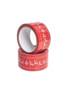 Superpack H42 karácsonyi mintás ragasztószalag hotmelt ragasztóval; 50/50