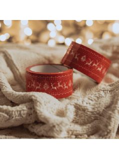   Superpack H42 karácsonyi mintás ragasztószalag hotmelt ragasztóval; 50/50