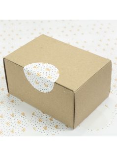   Karácsonyi lezáró matrica,  60mm átmérőjű papír körcímke; 24 darab/ív - fehér-arany masni