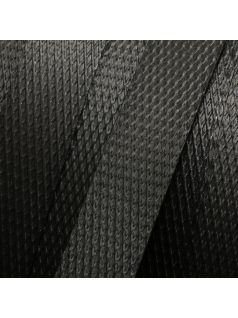 Fekete PP pántolószalag; 12X0,55MM; 3000M; 406MM-es cséve