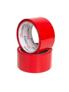 Piros színű Eurotape A35 akril ragasztószalag 48/45