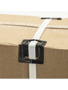 Műanyag élvédő PP és PET pántszalagokhoz 40x30mm, 500db/csomag