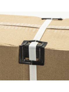   Műanyag élvédő PP és PET pántszalagokhoz 40x30mm, 500db/csomag