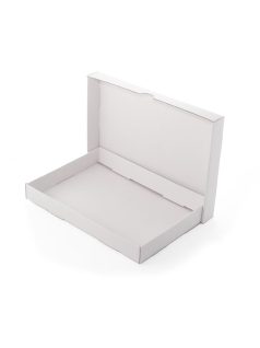 Fehér hullámkarton egymásba csúszó doboz 242x170x30MM