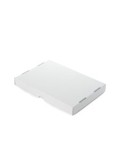 Fehér hullámkarton egymásba csúszó doboz 242x170x30MM