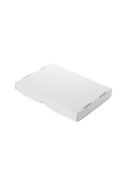 Fehér hullámkarton egymásba csúszó doboz 242x170x30MM