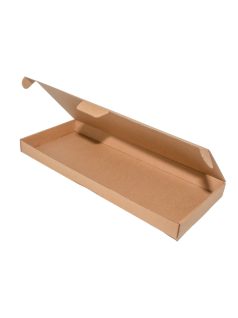 Kartondoboz önzáró 400x165x32 mm, barna