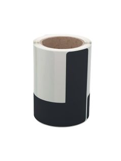 Superpack L alakú fekete öntapadós padlójelölő matrica