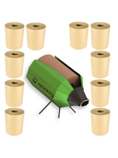   10 tekercs Fullpack papír térkitöltő, standard 70 g, 350 mm x 450 m fém adagolóval