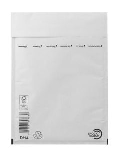   Légpárnás boríték, 200x275 mm külméret, 180x265 mm belméret, VICTORIA PAPER, "W4", fehér