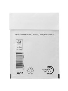 Légpárnás boríték, 125x175 mm külméret, 105x165 mm belméret, VICTORIA PAPER, "W1", fehér   Légpárnás boríték, 125x175 mm külméret, 105x165 mm belméret, VICTORIA PAPER, "W1", fehér