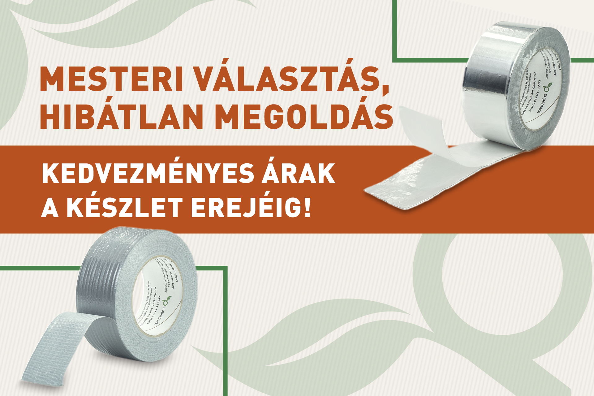 Mesteri választás - Duct tape vagy alumínium ragasztószalag?